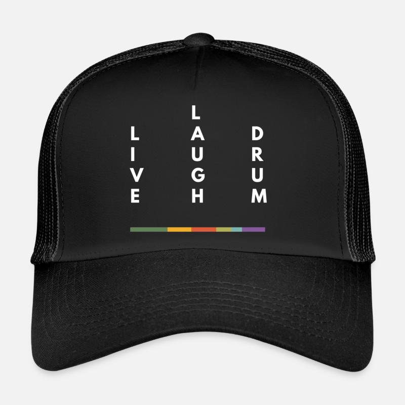 Drummer drummer - Trucker Cap - Schwarz/Schwarz