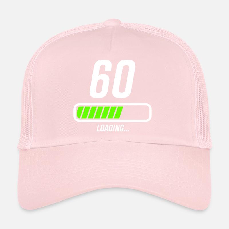 60th Birthday Loading Loading Beam Trucker Cap