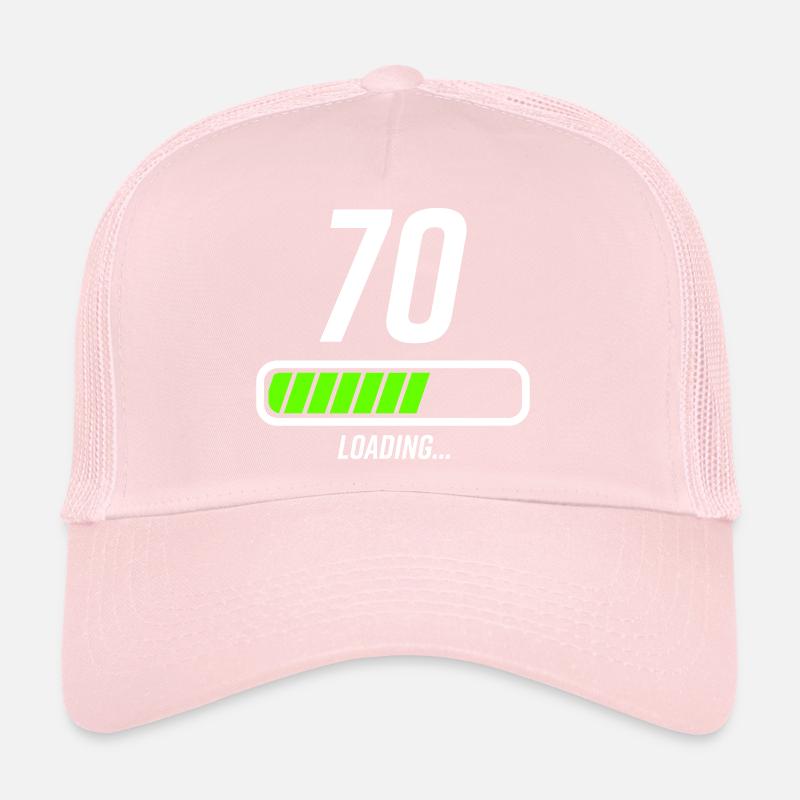 70th Birthday Loading Loading Beam Trucker Cap