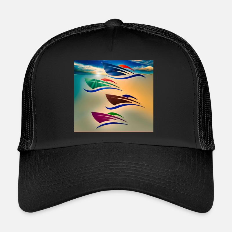 towards the night Trucker Cap