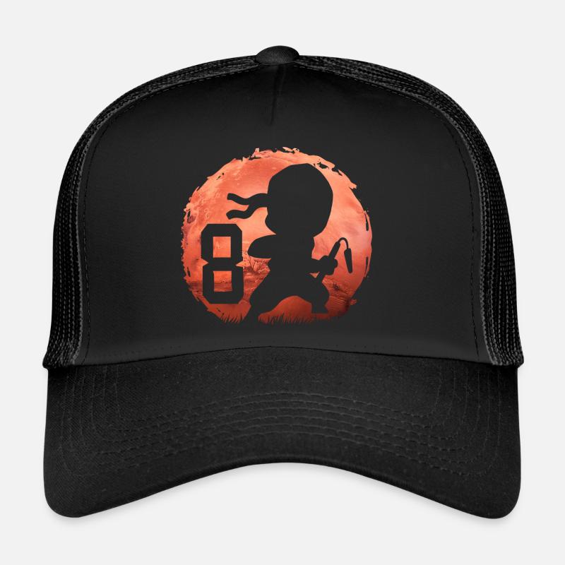 Petit Ninja 8ème Anniversaire Garçon 8 ans Casquette trucker 