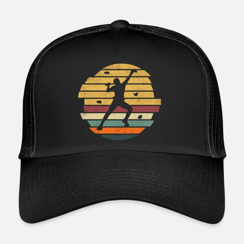 Boulder Klettern Bouldern Bergsteiger Kletterer Trucker Cap