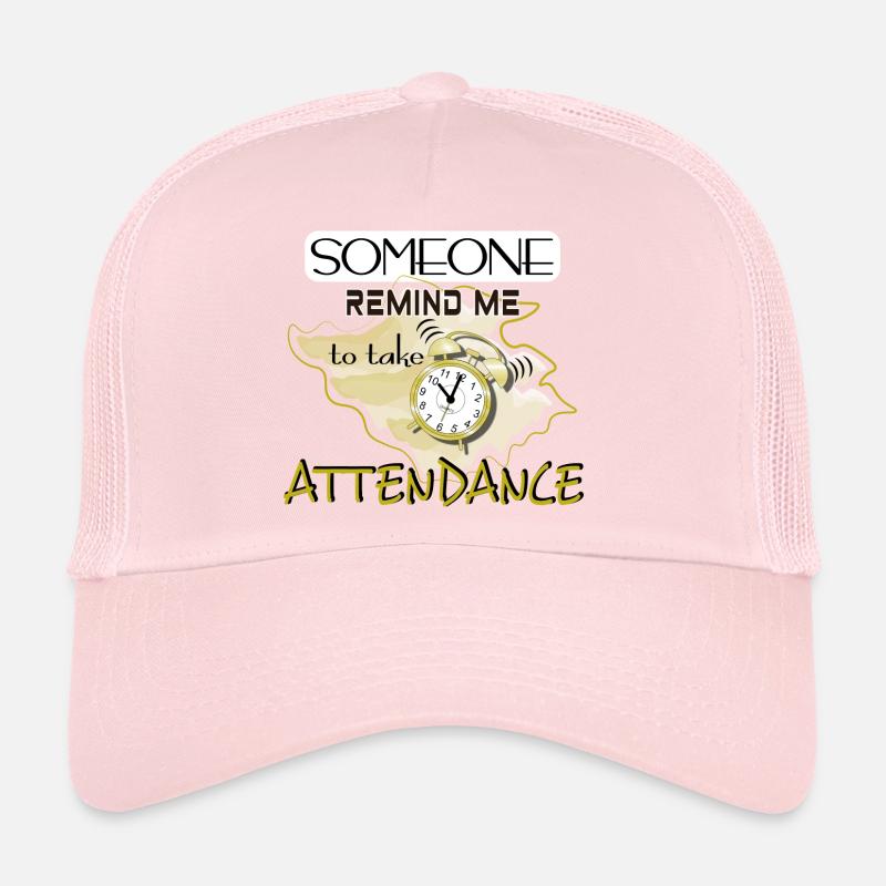 Rappel de sonnerie de réveil Casquette trucker 