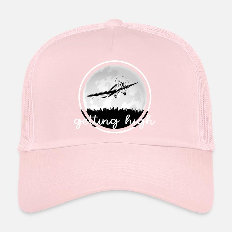 Airplane Pilot "getting high" Aviation romance Trucker Cap
