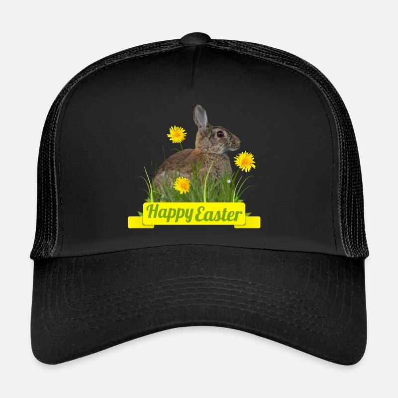 Joyeux lapin de Pâques cony Casquette trucker 