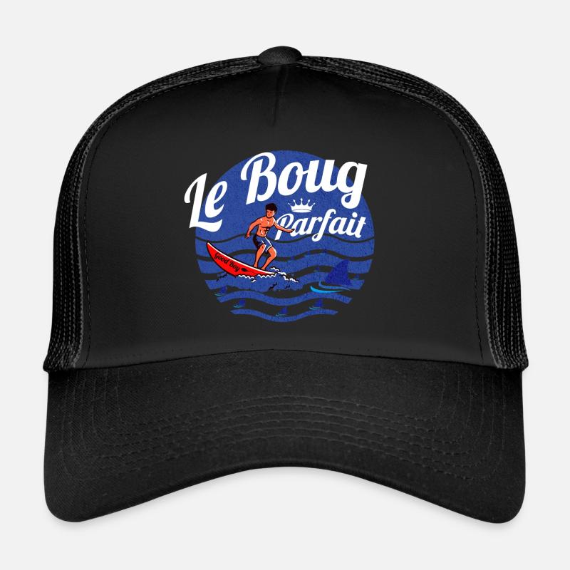 Le Boug Parfait !! - Casquette trucker - noir/noir