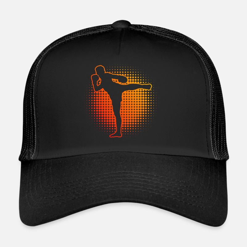 Boxe Thaïlandaise Femmes Boxe Thaï Boxeur Thaï Boxe Thaï Casquette trucker 
