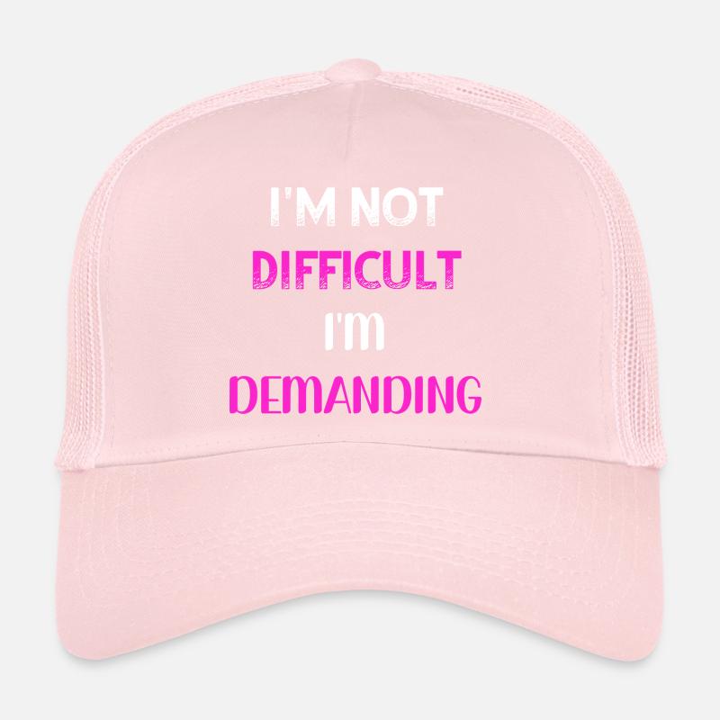 Not difficult demanding PNK WE Trucker Cap