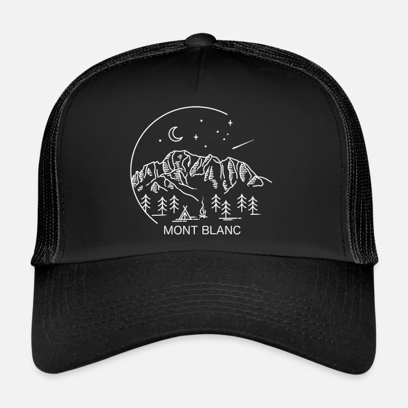 Tour du Mont Blanc Chamonix Trekking Souvenir Trucker Cap