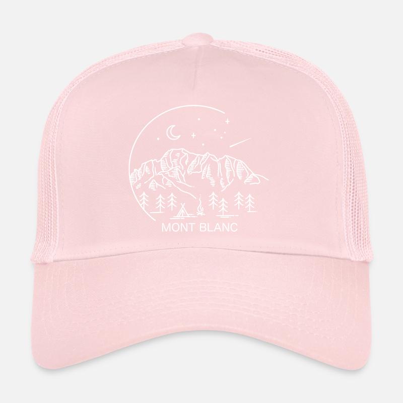 Tour du Mont Blanc Chamonix Trekking Souvenir Trucker Cap