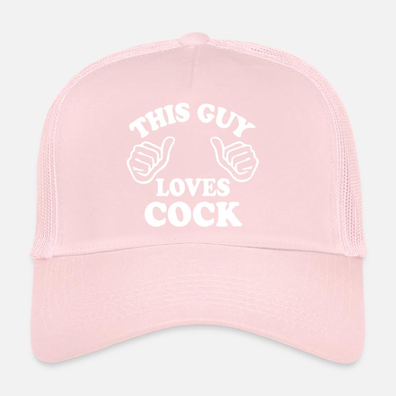 This guy loves cock Casquette trucker 