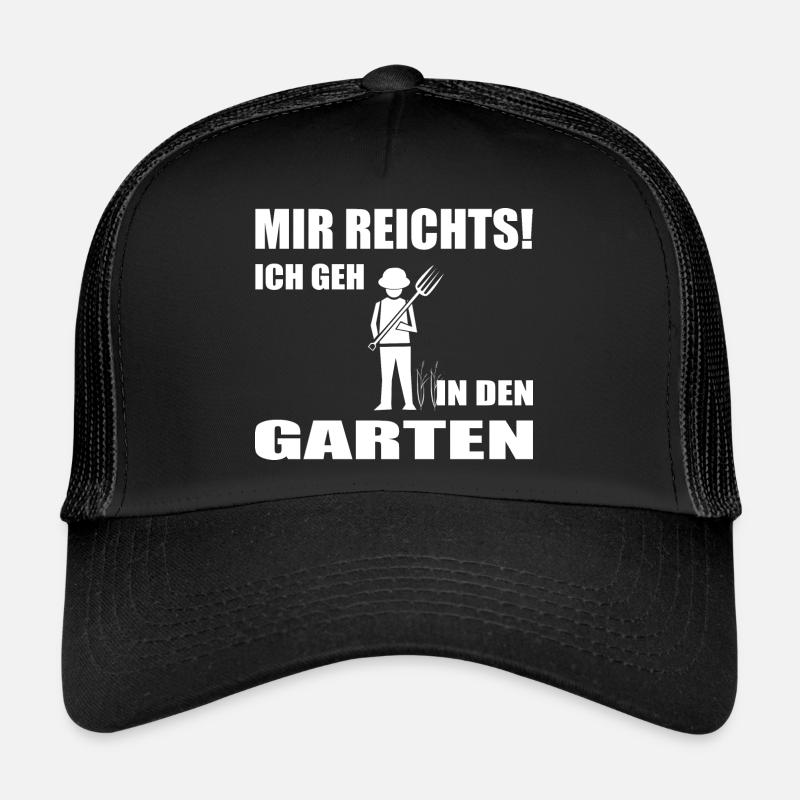Garten - Trucker Cap - Schwarz/Schwarz