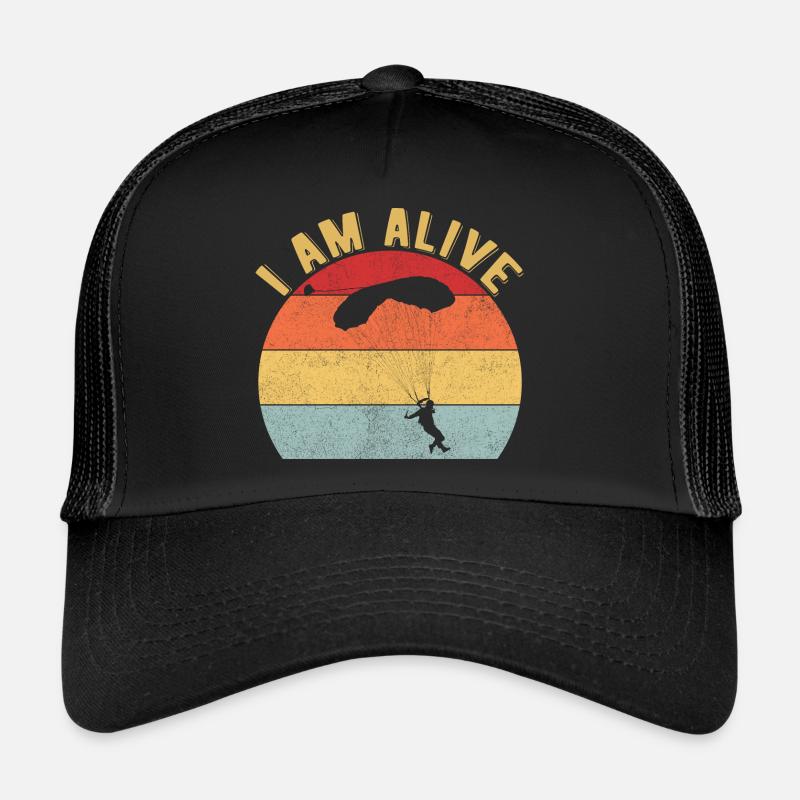 Skydiving Parachuting Skydive Skydiver Trucker Cap