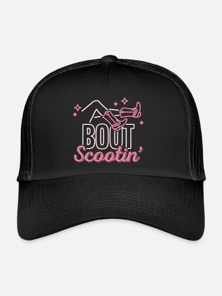 Boot Scootin - Trucker Cap - Schwarz/Schwarz