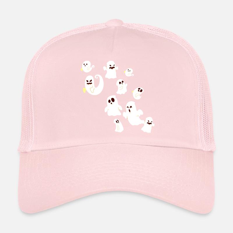 ghosts, ghosts, ghost, ghost, carnival Trucker Cap