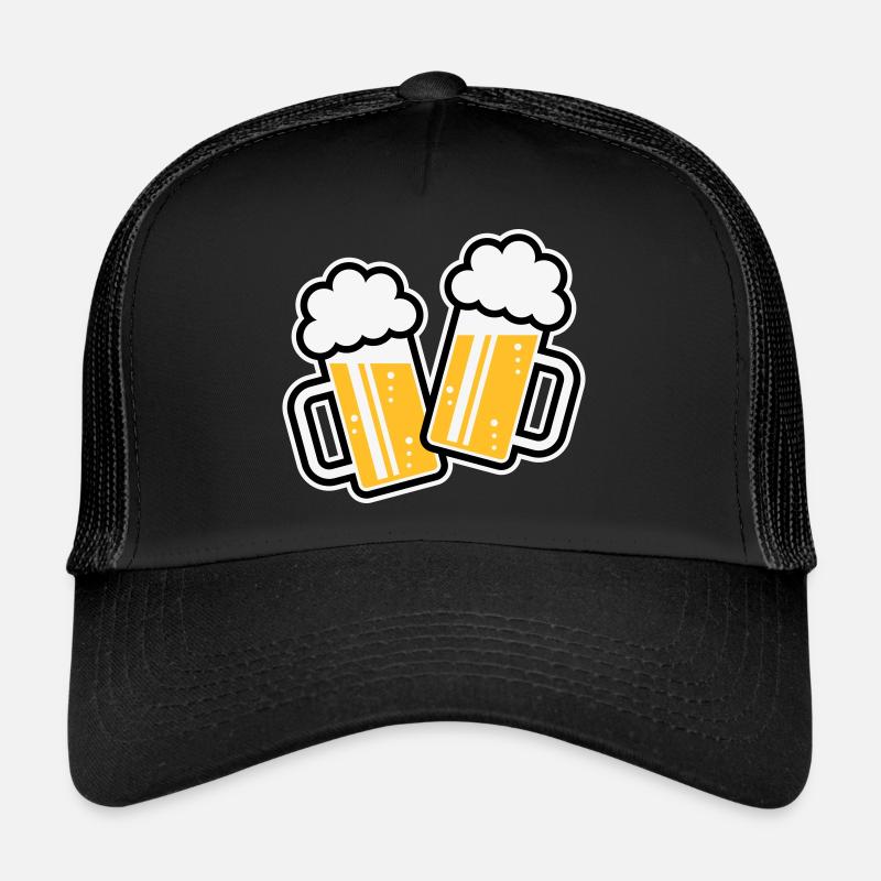 2 Toasting Beer Steins For A Cheer! (Ale / 3C) Trucker Cap