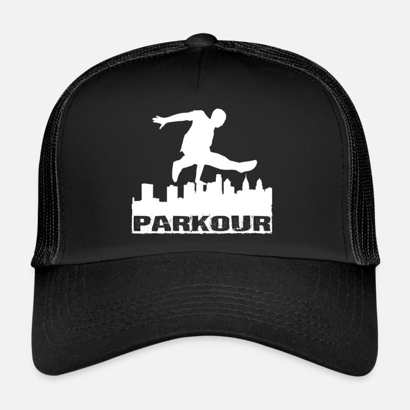 Parkour - Trucker Cap - Schwarz/Schwarz