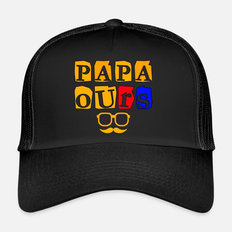 PAPA OURS Casquette trucker 
