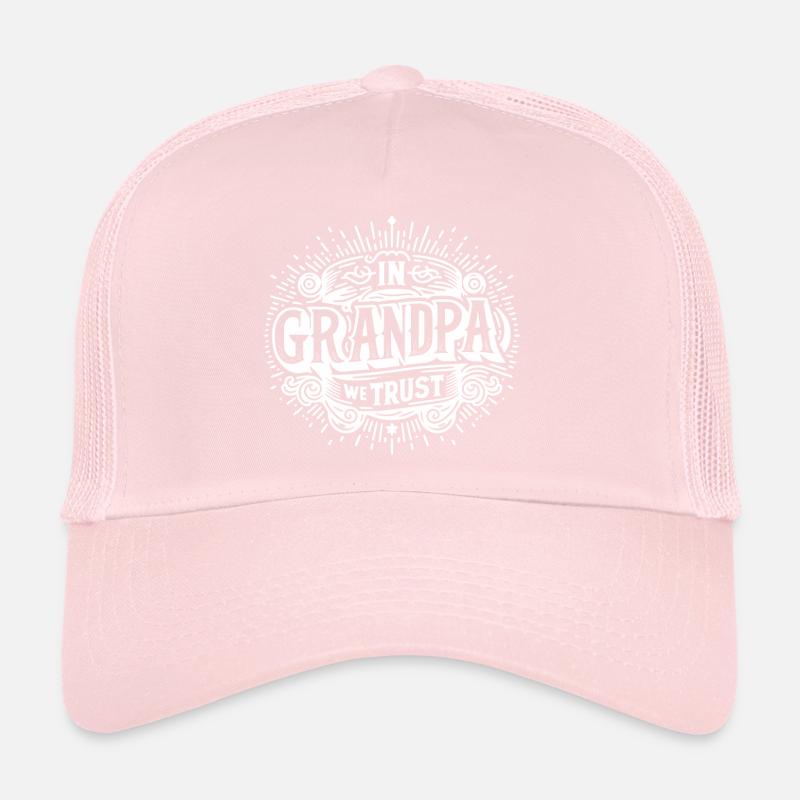 Opa vertrauen wir lieben unseren Opa Trucker Cap