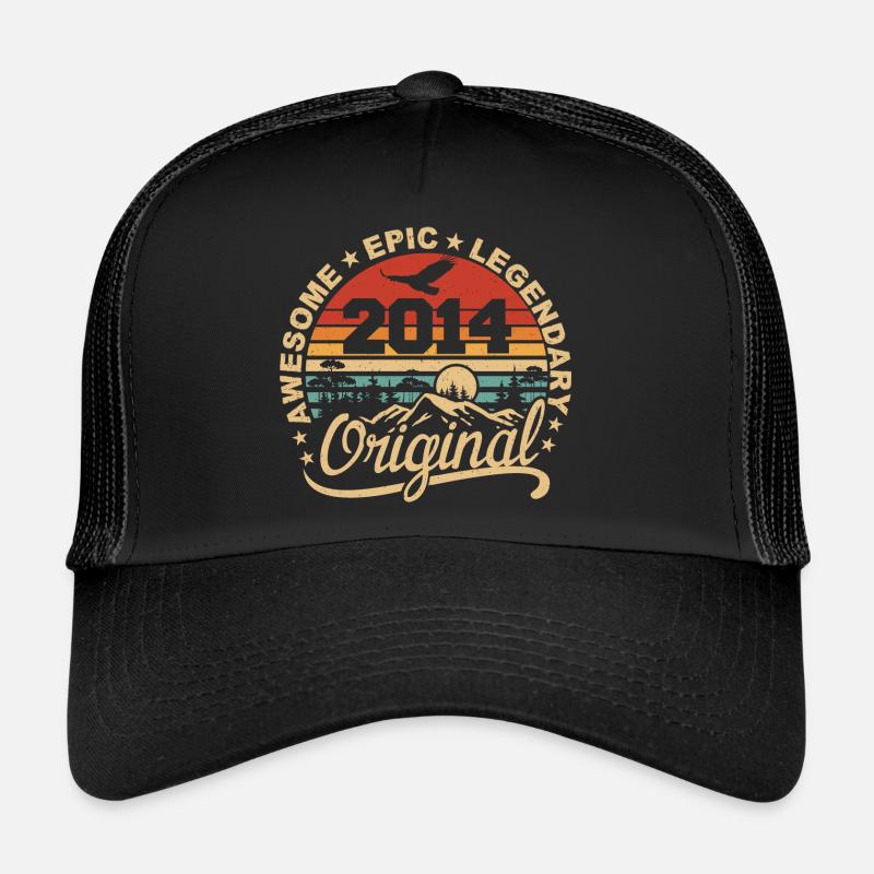 Original 2014 Retro 2014 Geburtstagsgeschenk Trucker Cap