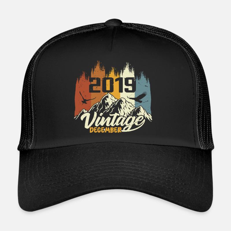 Cadeau d’anniversaire né en décembre 2019 Casquette trucker 