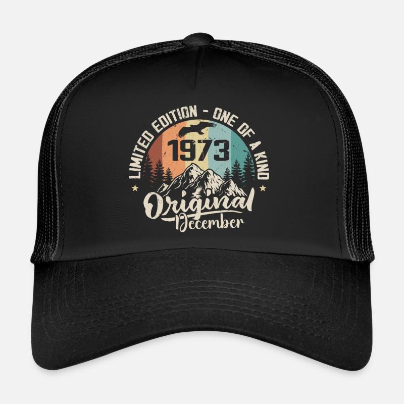 Anniversaire Décembre 1973 - Cadeau decembre 1973 Casquette trucker 