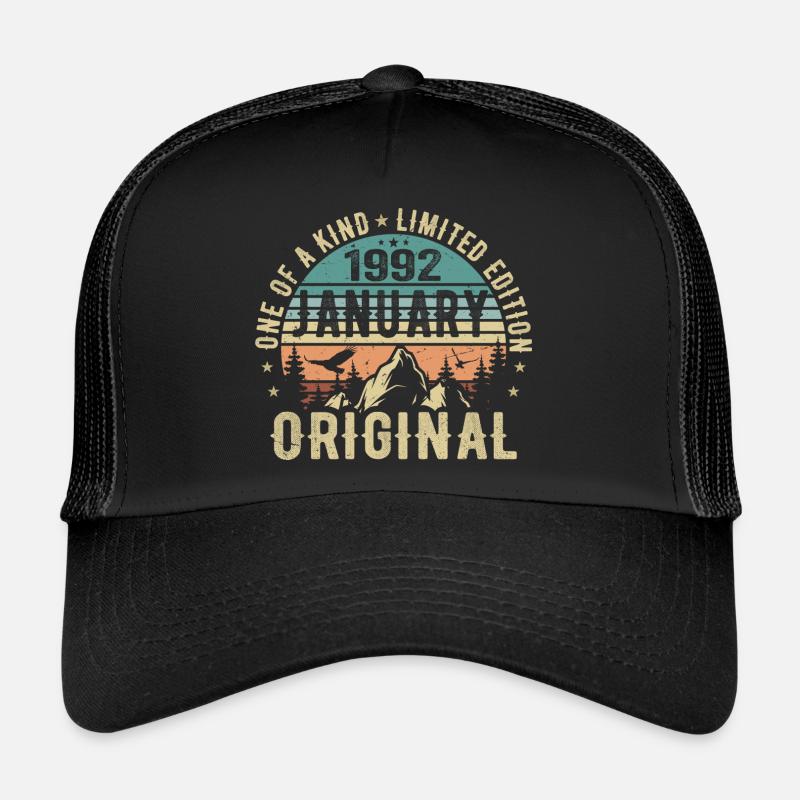 Cadeau d’anniversaire Janvier 1992 - Janvier 1992 Casquette trucker 