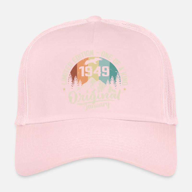 January 1949 Original 76 Year Anniversary Gift Trucker Cap