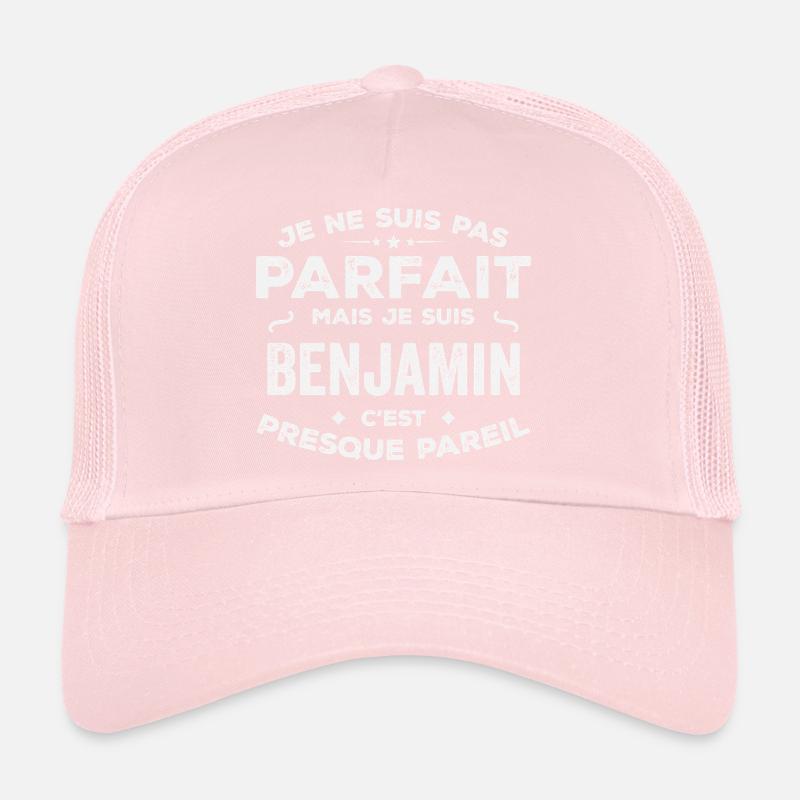 Benjamin A first name, a story, a personality Trucker Cap