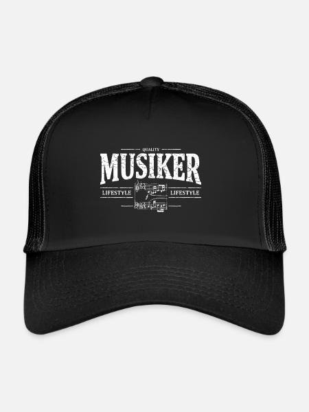 Musiker - Trucker Cap - Schwarz/Schwarz