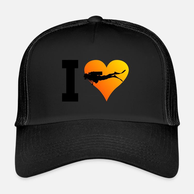 Diving Women's Diver Diving Scuba Diving Trucker Cap