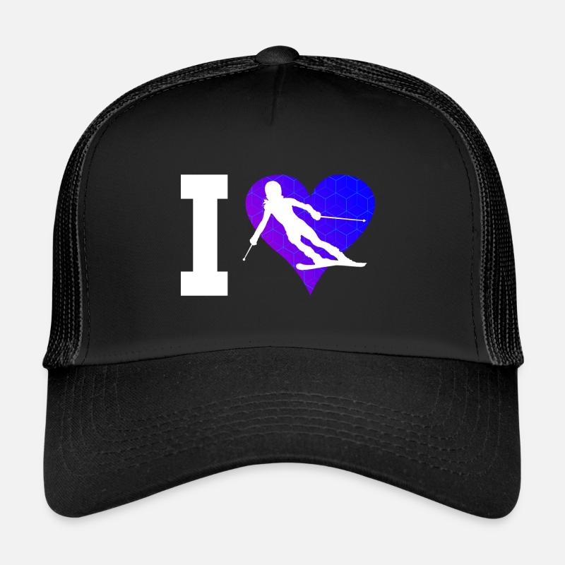 Cascade Ski Freestyle Ski Ski Ski Casquette trucker 