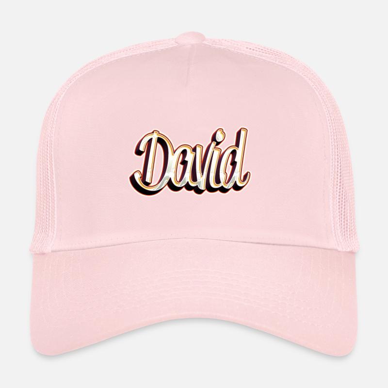 David Prénom Name Graffiti Design Casquette trucker 