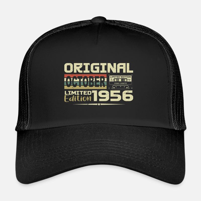 Anniversaire Octobre 1956 Original | Octobre 1956 Casquette trucker 