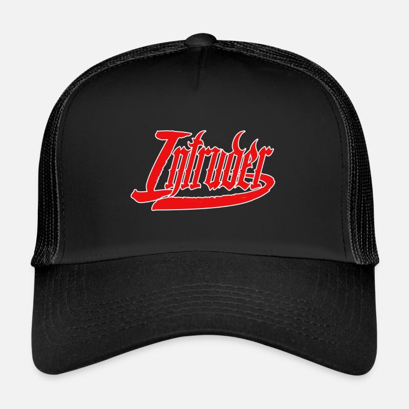 intruder hacker intruder clan sticker computer Trucker Cap