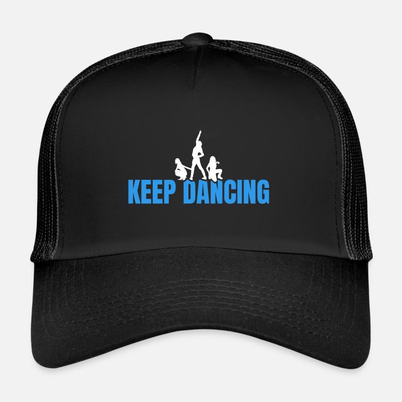 Finnland Ministerpräsidentin - Keep Dancing - Trucker Cap - Schwarz/Schwarz