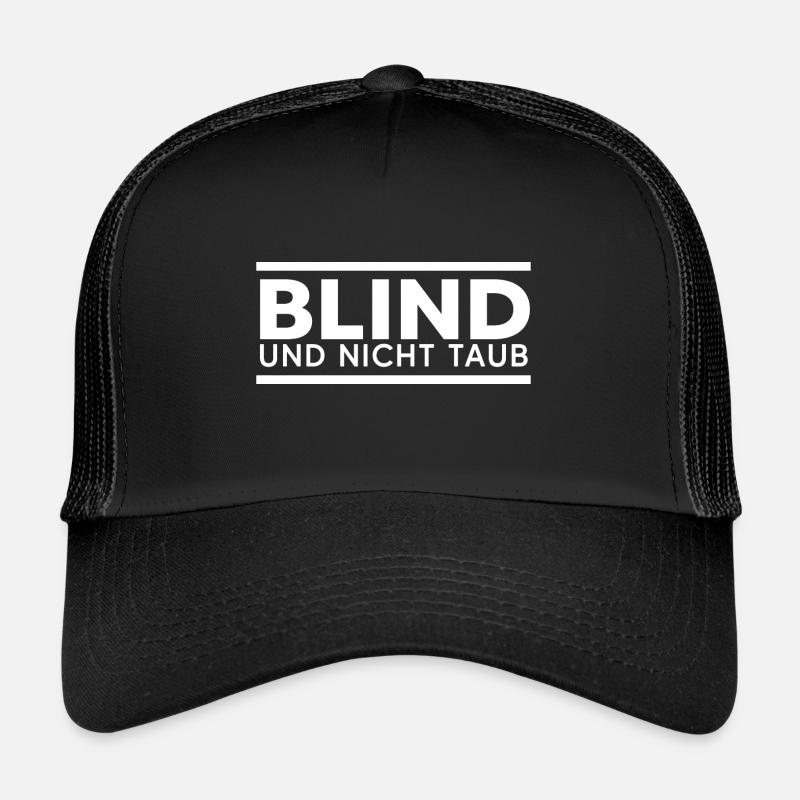 blindheit blind sehbeeinträchtigung blindenhund Trucker Cap