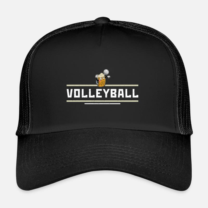 Volleyball Bier Biertrinker Volleyballtrainer Trucker Cap