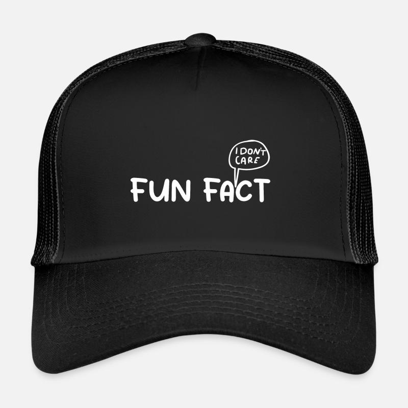 Fun Fact: Es ist mir egal | Lustiger Spruch Sarkastisch Trucker Cap