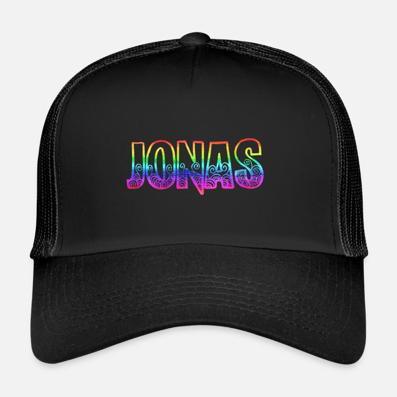 jonas rs rainbow Trucker Cap
