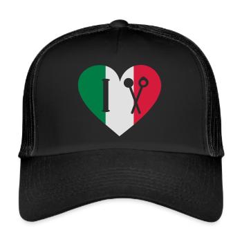 Italian cook cooking cook restaurant cook cook - Trucker Cap - black/black - Front