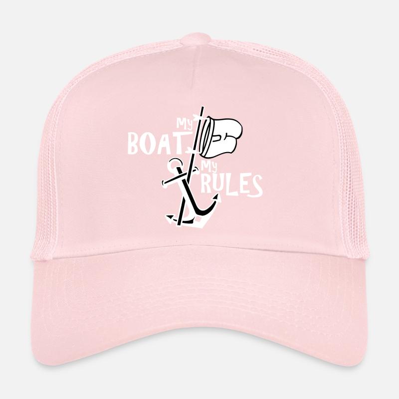 MON BATEAU MES RÈGLES CAPITAINE Casquette trucker 