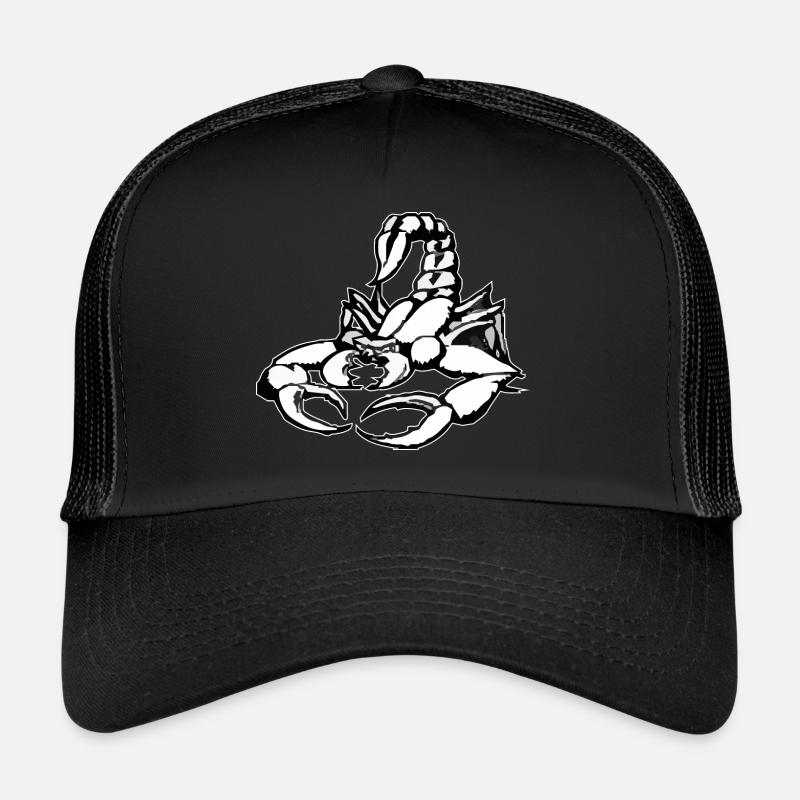 SKORPION - Trucker Cap - Schwarz/Schwarz