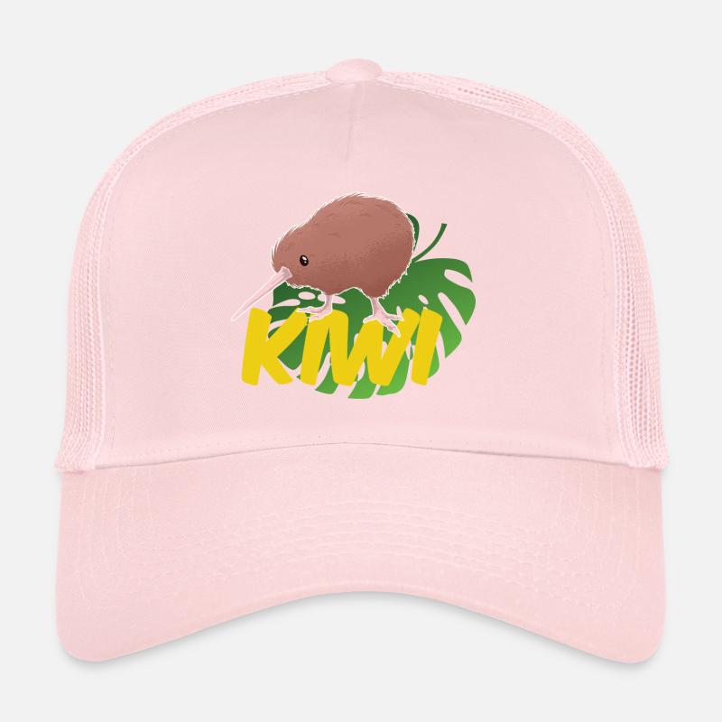 Kiwi on a leaf Trucker Cap