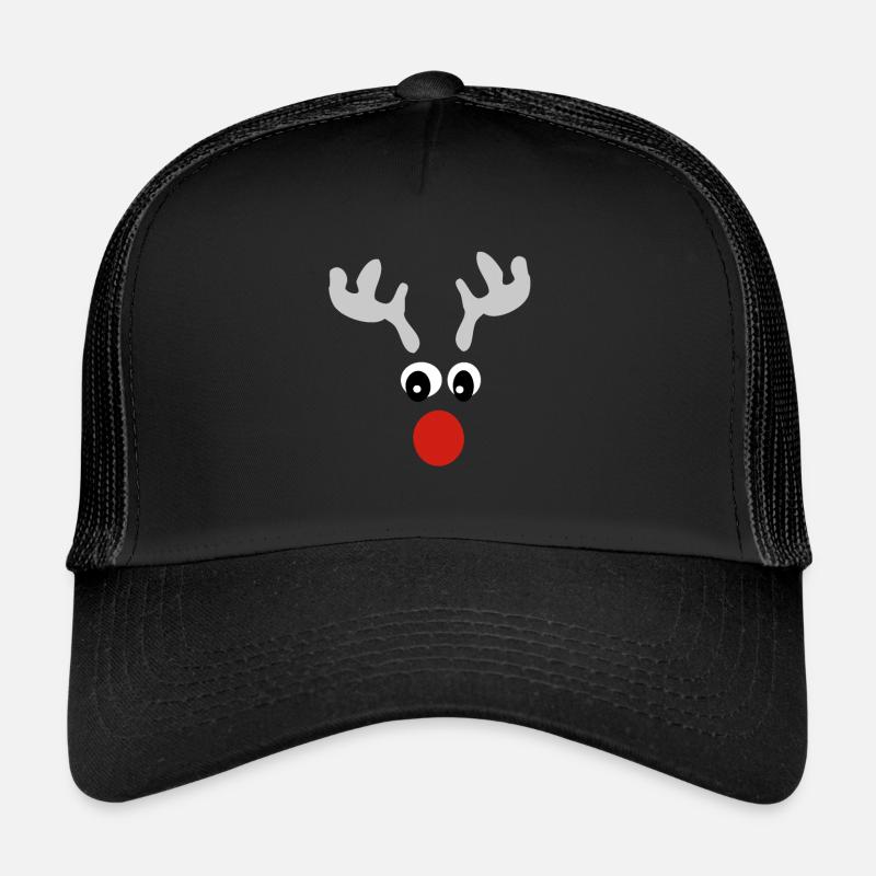 reindeer - Trucker Cap - black/black