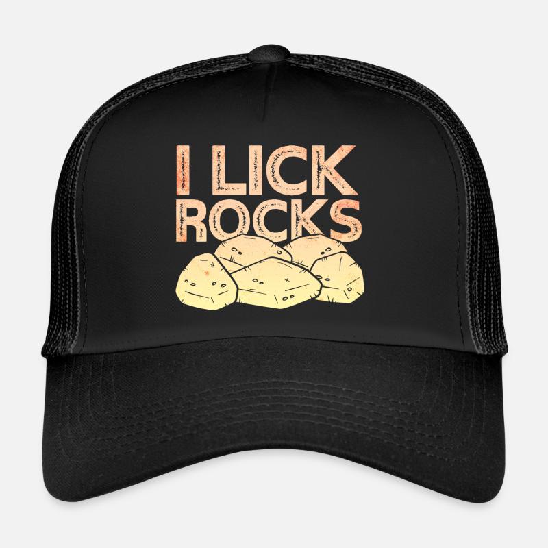 Je lèche des pierres - Géologue Casquette trucker 