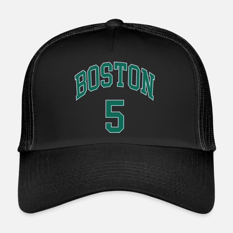 Boston 5 - Trucker Cap - Schwarz/Schwarz