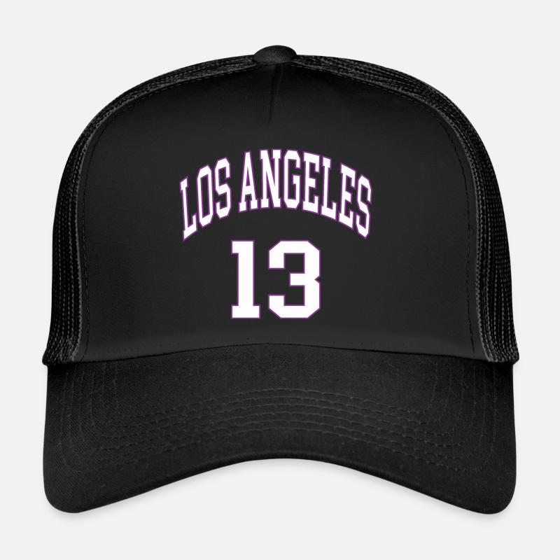 Los Angeles 13 - Trucker Cap - Schwarz/Schwarz