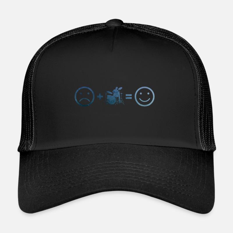 Drum Kit Drummer Percussionist Drummer Trucker Cap