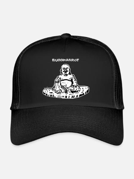 Buddhabrot - Trucker Cap - Schwarz/Schwarz - Vorne